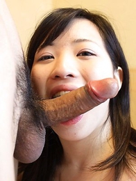 Uncensored hardcore action with beautiful Japanese model Ichigo making her first porno movie